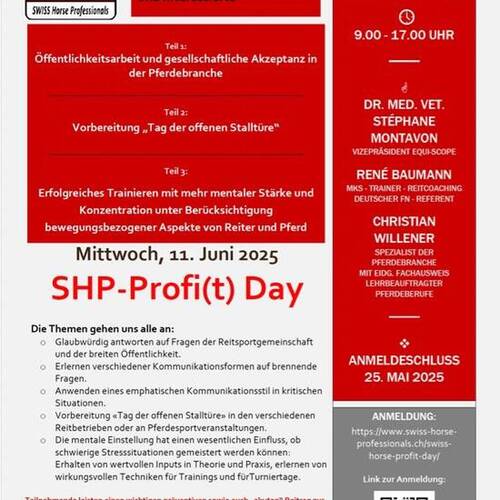 SHP-Profi(t) Day - CENB - Berne 11 juin 2025 - Acceptation sociale et communication appropriée